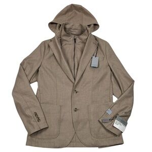 Giasone Austin Hood Detachable Casual Blazer Jacket NWT